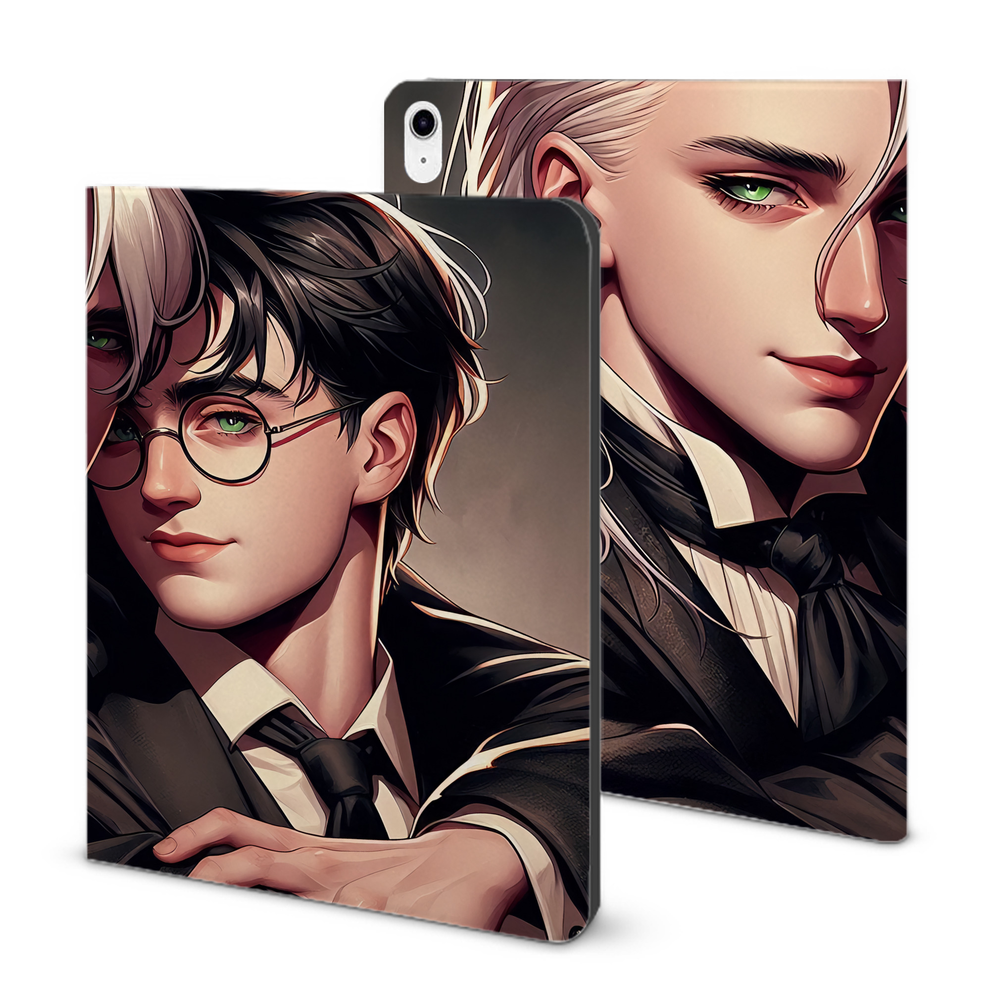 （画像用） Harry Potter ハリー・ポッターシリーズ IPad ケース ブック型 PUレザー TPU 耐衝撃 軽量 薄型 ペン収納なし 全面保護 IPad 各モデル対応